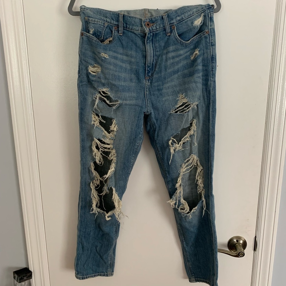 NEW Lucky Brand Bridgette Boyfriend Ripped Jeans